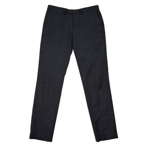 J Crew Bowery MOON Wool‎ Mens 33x32 Slim Fit Plaid Dress Pants Trousers Preppy